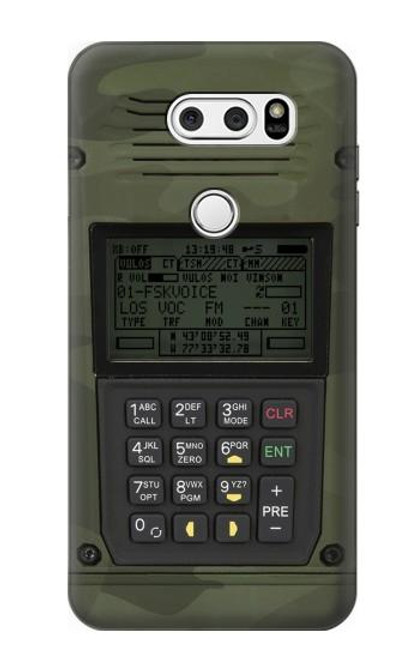 W3959 Military Radio Graphic Print Funda Carcasa Case y Caso Del Tirón Funda para LG V30, LG V30 Plus, LG V30S ThinQ, LG V35, LG V35 ThinQ