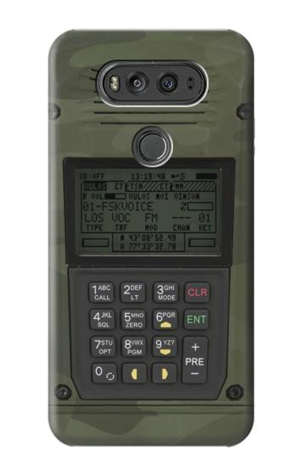 W3959 Military Radio Graphic Print Funda Carcasa Case y Caso Del Tirón Funda para LG V20