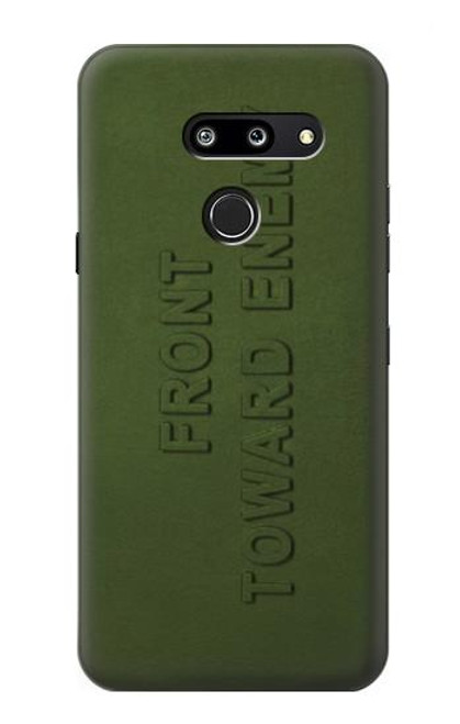 W3936 Front Toward Enermy Funda Carcasa Case y Caso Del Tirón Funda para LG G8 ThinQ