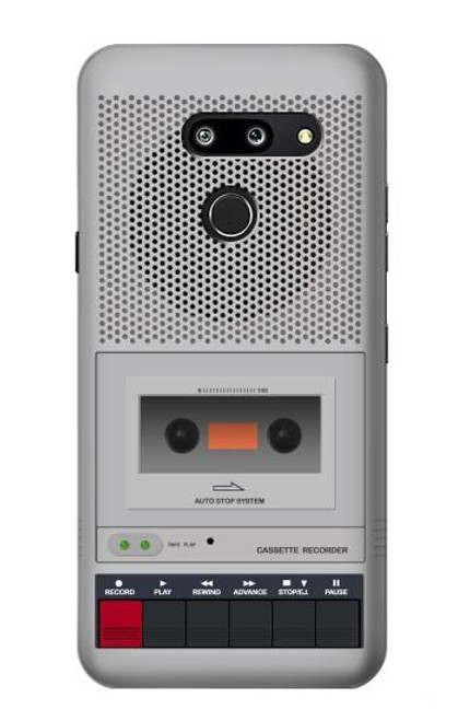 W3953 Vintage Cassette Player Graphic Funda Carcasa Case y Caso Del Tirón Funda para LG G8 ThinQ