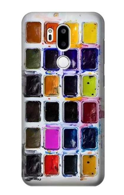 W3956 Watercolor Palette Box Graphic Funda Carcasa Case y Caso Del Tirón Funda para LG G7 ThinQ