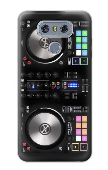 W3931 DJ Mixer Graphic Paint Funda Carcasa Case y Caso Del Tirón Funda para LG G6