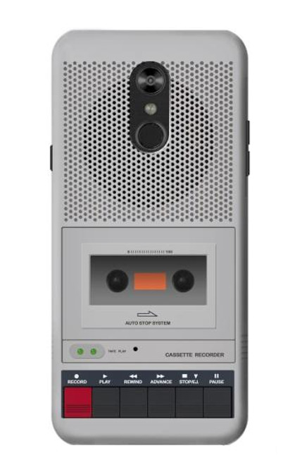 W3953 Vintage Cassette Player Graphic Funda Carcasa Case y Caso Del Tirón Funda para LG Q Stylo 4, LG Q Stylus