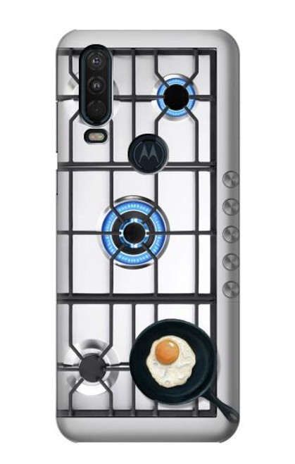 W3928 Cooking Kitchen Graphic Funda Carcasa Case y Caso Del Tirón Funda para Motorola One Action (Moto P40 Power)