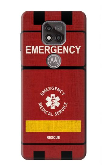 W3957 Emergency Medical Service Funda Carcasa Case y Caso Del Tirón Funda para Motorola Moto G Power (2021)