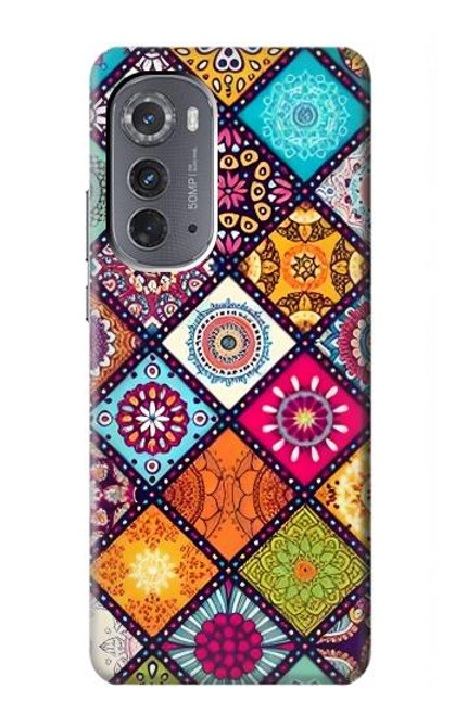 W3943 Maldalas Pattern Funda Carcasa Case y Caso Del Tirón Funda para Motorola Edge (2022)