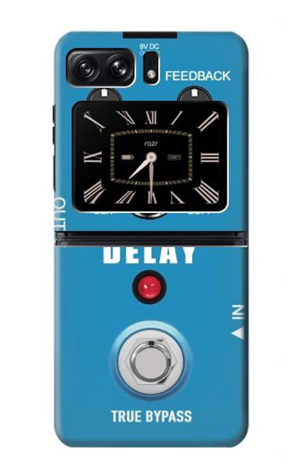 W3962 Guitar Analog Delay Graphic Funda Carcasa Case y Caso Del Tirón Funda para Motorola Moto Razr 2022