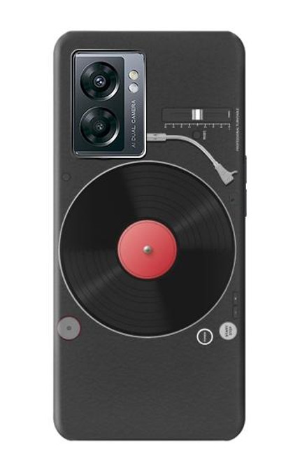 W3952 Turntable Vinyl Record Player Graphic Funda Carcasa Case y Caso Del Tirón Funda para OnePlus Nord N300