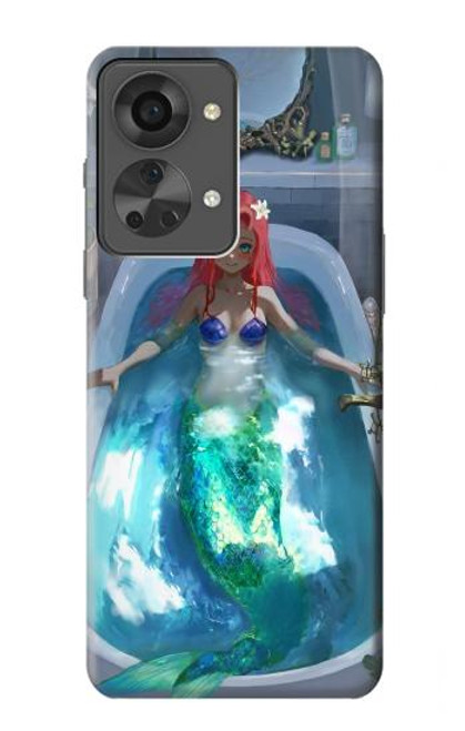 W3912 Cute Little Mermaid Aqua Spa Funda Carcasa Case y Caso Del Tirón Funda para OnePlus Nord 2T