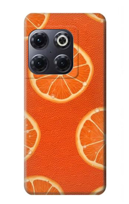 W3946 Seamless Orange Pattern Funda Carcasa Case y Caso Del Tirón Funda para OnePlus 10T