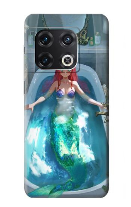 W3911 Cute Little Mermaid Aqua Spa Funda Carcasa Case y Caso Del Tirón Funda para OnePlus 10 Pro