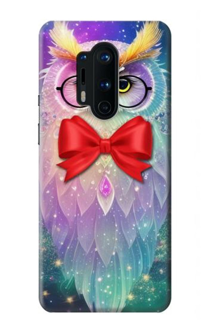 W3934 Fantasy Nerd Owl Funda Carcasa Case y Caso Del Tirón Funda para OnePlus 8 Pro