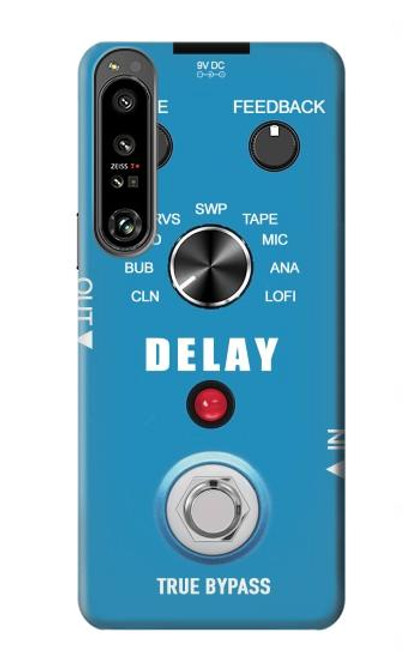 W3962 Guitar Analog Delay Graphic Funda Carcasa Case y Caso Del Tirón Funda para Sony Xperia 1 IV