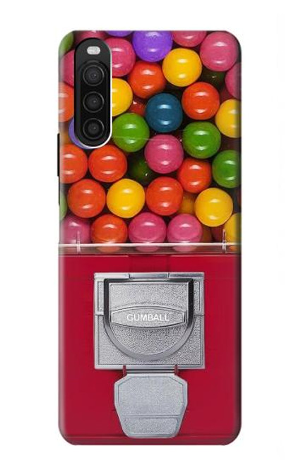 W3938 Gumball Capsule Game Graphic Funda Carcasa Case y Caso Del Tirón Funda para Sony Xperia 10 III