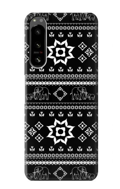 W3932 Elephant Pants Pattern Funda Carcasa Case y Caso Del Tirón Funda para Sony Xperia 5 IV