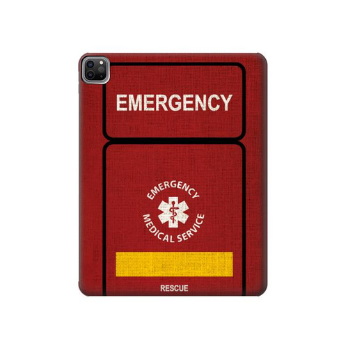 W3957 Emergency Medical Service Funda Carcasa Case para iPad Pro 12.9 (2022,2021,2020,2018, 3rd, 4th, 5th, 6th)