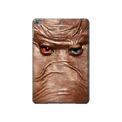 W3940 Leather Mad Face Graphic Paint Funda Carcasa Case para iPad mini 4, iPad mini 5, iPad mini 5 (2019)