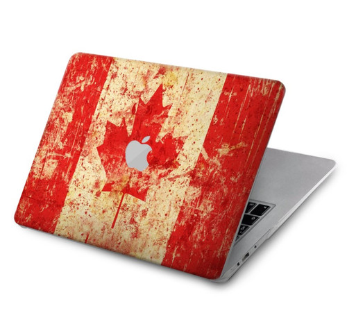 W1603 Canada Flag Old Vintage Funda Carcasa Case para MacBook Air 15″ (2023,2024) - A2941, A3114