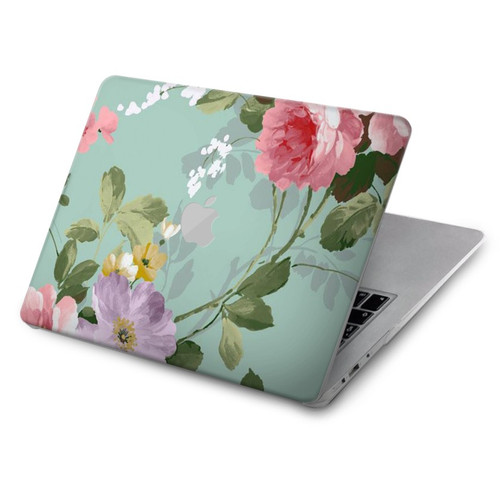 W2178 Flower Floral Art Painting Funda Carcasa Case para MacBook Air 15″ (2023,2024) - A2941, A3114
