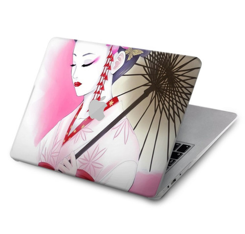 W2579 Japanese Traditional Geisha Kimono Funda Carcasa Case para MacBook Air 15″ (2023,2024) - A2941, A3114