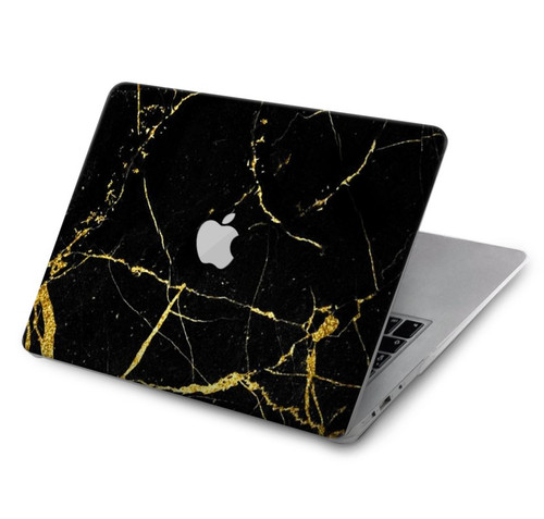 W2896 Gold Marble Graphic Printed Funda Carcasa Case para MacBook Air 15″ (2023,2024) - A2941, A3114