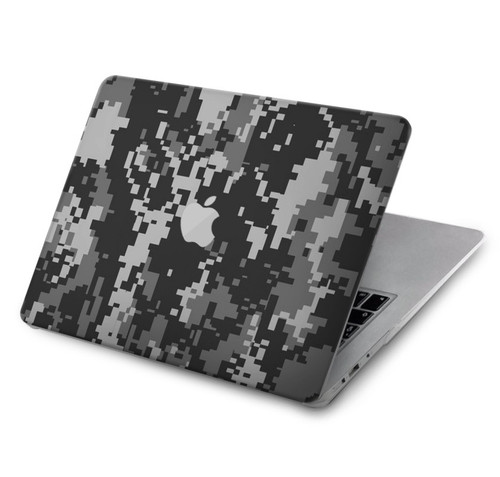W3293 Urban Black Camo Camouflage Funda Carcasa Case para MacBook Air 15″ (2023,2024) - A2941, A3114