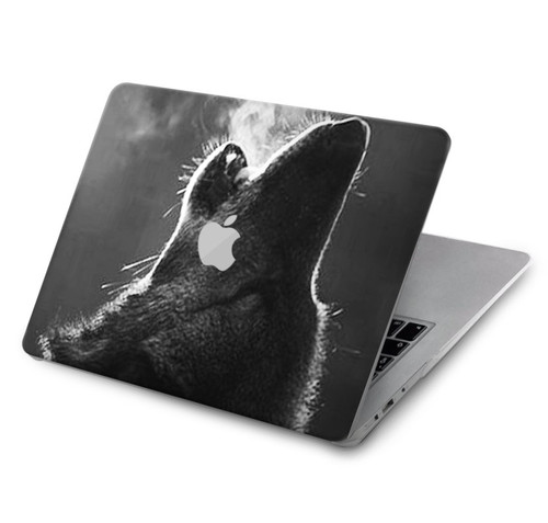 W3505 Wolf Howling Funda Carcasa Case para MacBook Air 15″ (2023,2024) - A2941, A3114