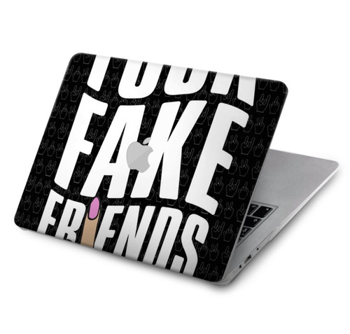 W3598 Middle Finger Fuck Fake Friend Funda Carcasa Case para MacBook Air 15″ (2023,2024) - A2941, A3114