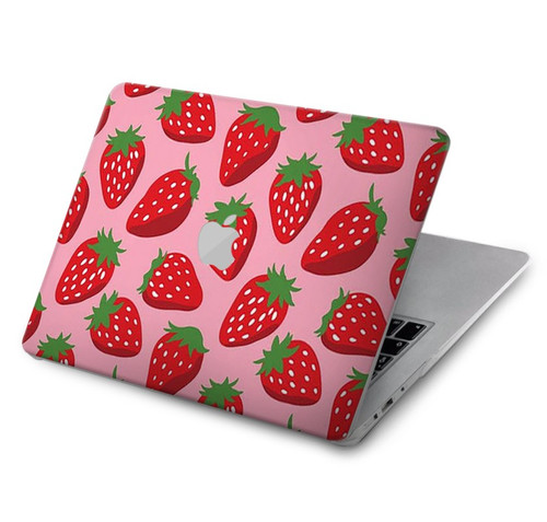 W3719 Strawberry Pattern Funda Carcasa Case para MacBook Air 15″ (2023,2024) - A2941, A3114