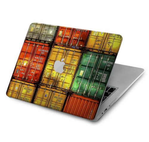 W3861 Colorful Container Block Funda Carcasa Case para MacBook Air 15″ (2023,2024) - A2941, A3114