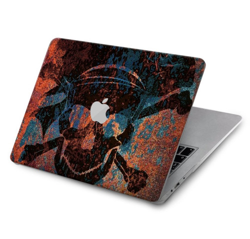 W3895 Pirate Skull Metal Funda Carcasa Case para MacBook Air 15″ (2023,2024) - A2941, A3114