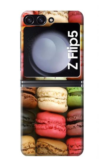 W0080 Macarons Funda Carcasa Case y Caso Del Tirón Funda para Samsung Galaxy Z Flip 5