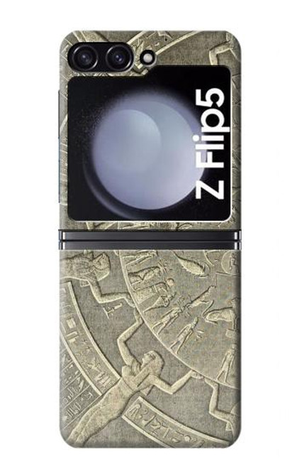 W3396 Dendera Zodiac Ancient Egypt Funda Carcasa Case y Caso Del Tirón Funda para Samsung Galaxy Z Flip 5