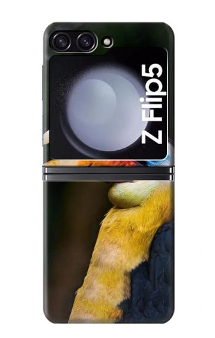 W3876 Colorful Hornbill Funda Carcasa Case y Caso Del Tirón Funda para Samsung Galaxy Z Flip 5