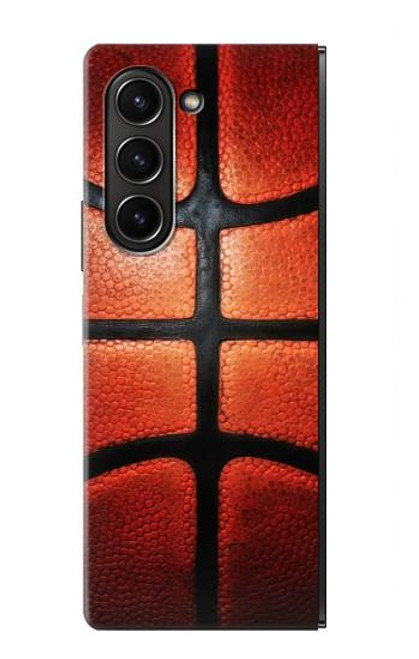 W2538 Basketball Funda Carcasa Case y Caso Del Tirón Funda para Samsung Galaxy Z Fold 5