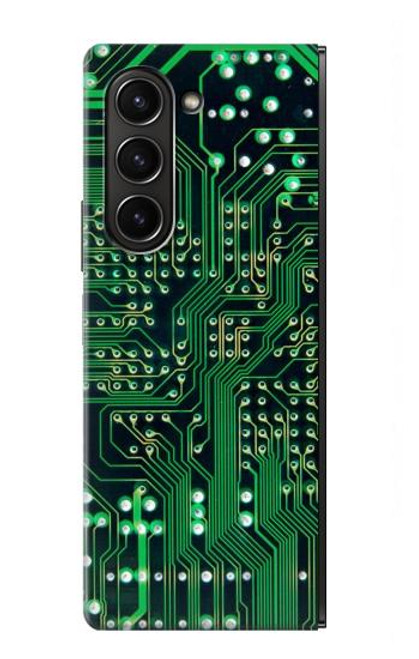 W3392 Electronics Board Circuit Graphic Funda Carcasa Case y Caso Del Tirón Funda para Samsung Galaxy Z Fold 5