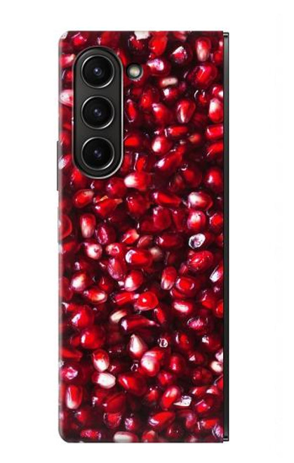 W3757 Pomegranate Funda Carcasa Case y Caso Del Tirón Funda para Samsung Galaxy Z Fold 5