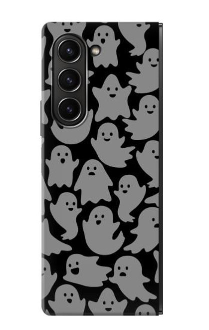 W3835 Cute Ghost Pattern Funda Carcasa Case y Caso Del Tirón Funda para Samsung Galaxy Z Fold 5