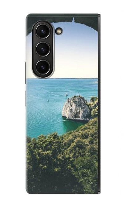 W3865 Europe Duino Beach Italy Funda Carcasa Case y Caso Del Tirón Funda para Samsung Galaxy Z Fold 5