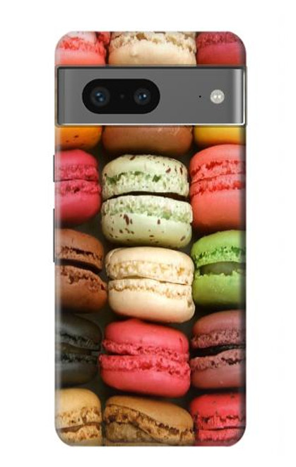 W0080 Macarons Funda Carcasa Case y Caso Del Tirón Funda para Google Pixel 7a