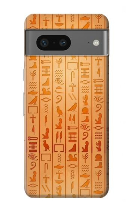 W3440 Egyptian Hieroglyphs Funda Carcasa Case y Caso Del Tirón Funda para Google Pixel 7a