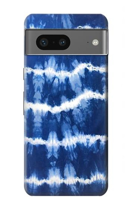 W3671 Blue Tie Dye Funda Carcasa Case y Caso Del Tirón Funda para Google Pixel 7a