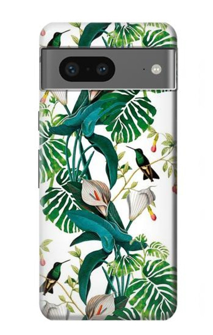 W3697 Leaf Life Birds Funda Carcasa Case y Caso Del Tirón Funda para Google Pixel 7a