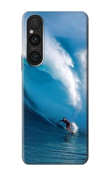 W0438 Hawaii Surf Funda Carcasa Case y Caso Del Tirón Funda para Sony Xperia 1 V