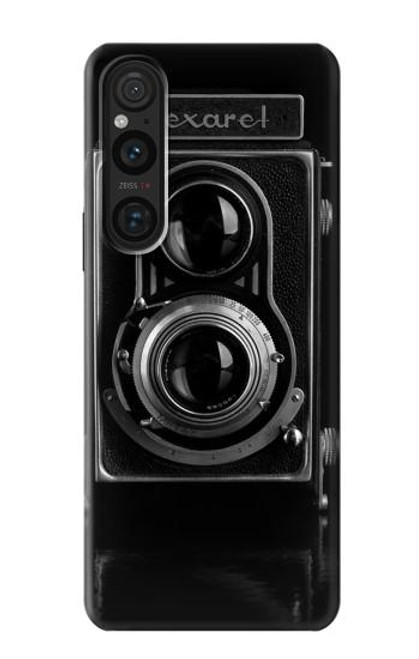 W1979 Vintage Camera Funda Carcasa Case y Caso Del Tirón Funda para Sony Xperia 1 V