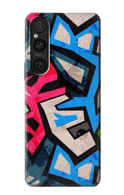 W3445 Graffiti Street Art Funda Carcasa Case y Caso Del Tirón Funda para Sony Xperia 1 V