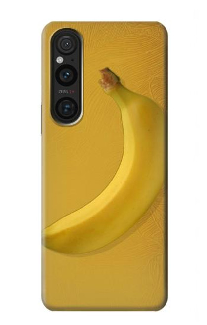 W3872 Banana Funda Carcasa Case y Caso Del Tirón Funda para Sony Xperia 1 V