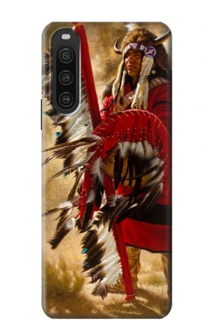 W0817 Red Indian Funda Carcasa Case y Caso Del Tirón Funda para Sony Xperia 10 V