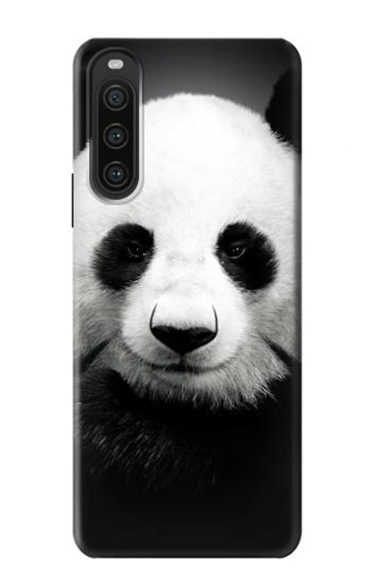 W1072 Panda Bear Funda Carcasa Case y Caso Del Tirón Funda para Sony Xperia 10 V