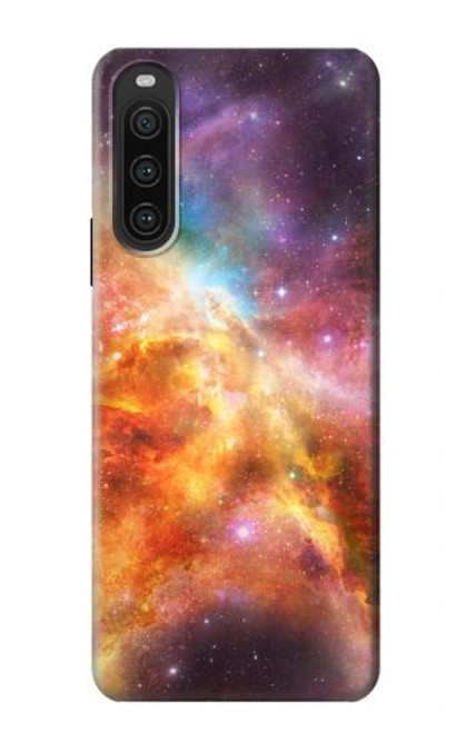 W1963 Nebula Rainbow Space Funda Carcasa Case y Caso Del Tirón Funda para Sony Xperia 10 V